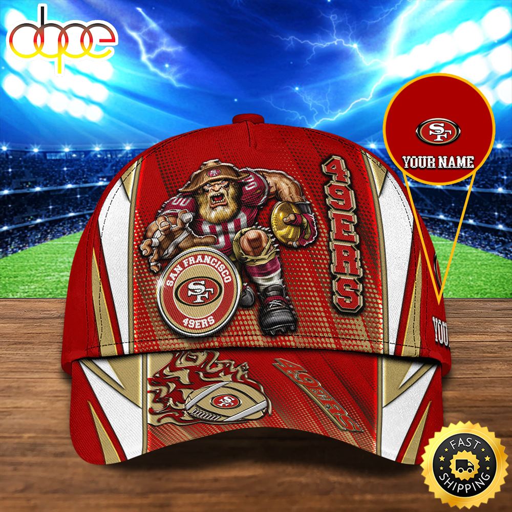 San Francisco 49ers Personalized Your NameNFL Football Sport Cap