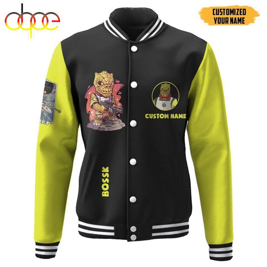 Star Wars Bossk Custom Name Baseball Jacket
