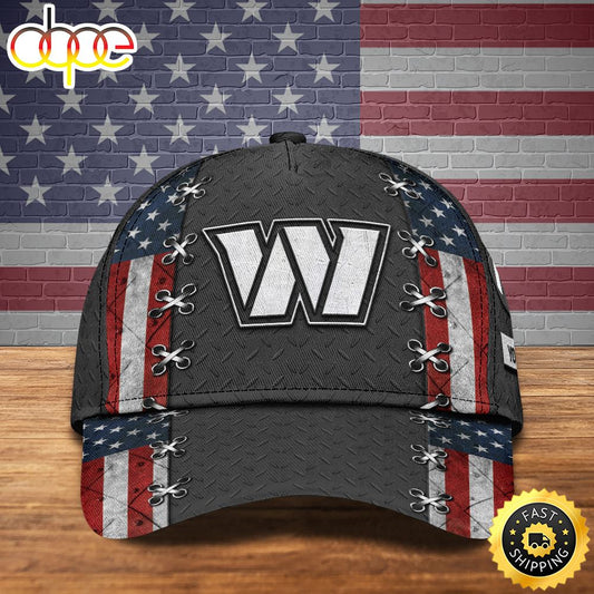 Washington Commanders Personalized Your Name NFL Football Cap