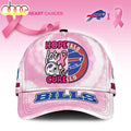 Custom Name Buffalo Bills NFL Breast Cancer Awareness Baseball Cap