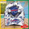 Custom Name Buffalo Bills NFL Hawaiian Pattern Classic Baseball Cap