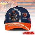 Custom Name Chicago Bears NFL Harley Davidson Classic Baseball Cap