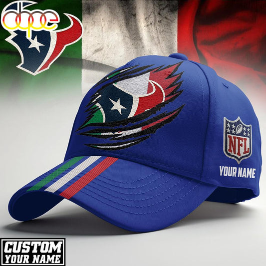 Custom Name Houston Texans NFL Italy Classic Cap