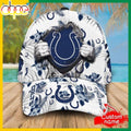 Custom Name Indianapolis Colts NFL Hawaiian Pattern Classic Baseball Cap