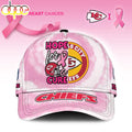 Custom Name Kansas City Chiefs NFL Breast Cancer Awareness Baseball Cap