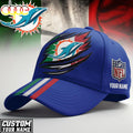 Custom Name Miami Dolphins NFL Italy Classic Cap