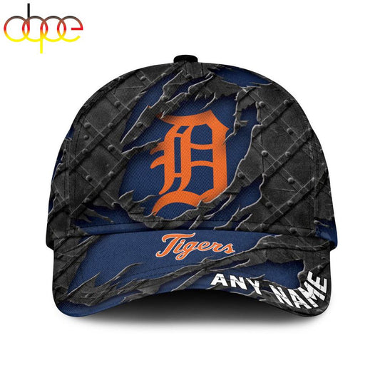 Custom Name MLB Detroit Tigers Classic Baseball Cap