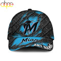 Custom Name MLB Miami Marlins Classic Baseball Cap