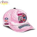 Custom Name New England Patriots NFL Breast Cancer Awareness Baseball Cap