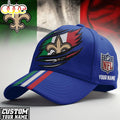 Custom Name New Orleans Saints NFL Italy Classic Cap