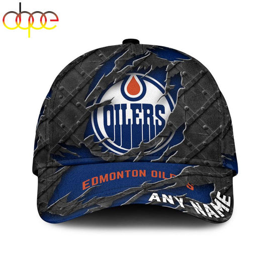 Custom Name NHL Edmonton Oilers Baseball Classic Cap For Fans