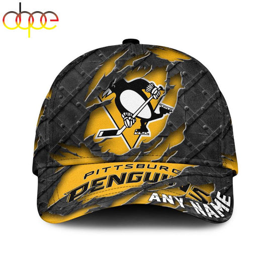 Custom Name NHL Pittsburgh Penguins Baseball Classic Cap For Fans