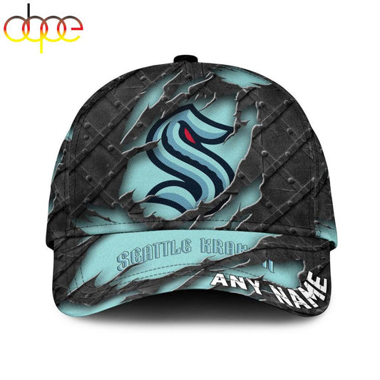 Custom Name NHL Seattle Kraken Baseball Classic Cap For Fans