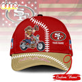 Custom Name San Francisco 49ers NFL Harley Davidson Classic Baseball Cap