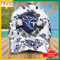 Custom Name Tennessee Titans NFL Hawaiian Pattern Classic Baseball Cap