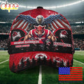 NCAA Arkansas Razorbacks Mascot Logo Custom Name Baseball Cap  For Fans