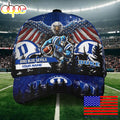 NCAA Duke Blue Devils Mascot Logo Custom Name Baseball Cap  For Fans