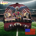 NCAA Florida State Seminoles Mascot Logo Custom Name Baseball Cap  For Fans