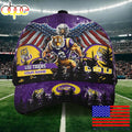 NCAA LSU Tigers Mascot Logo Custom Name Baseball Cap  For Fans