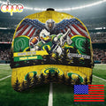 NCAA Oregon Ducks Mascot Logo Custom Name Baseball Cap  For Fans
