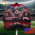 NCAA South Carolina Gamecocks Mascot Logo Custom Name Baseball Cap  For Fans