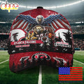 NFL Atlanta Falcons Mascot Logo Custom Name Baseball Cap  For Fans