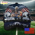 NFL Dallas Cowboys Mascot Logo Custom Name Baseball Cap  For Fans