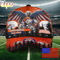 NFL Denver Broncos Mascot Logo Custom Name Baseball Cap  For Fans