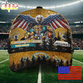 NFL Jacksonville Jaguars Mascot Logo Custom Name Baseball Cap  For Fans