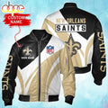 Nfl New Orleans Saints Personalized Bomber Jacket