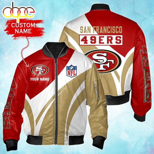 Nfl San Francisco 49ers Personalized Bomber Jacket