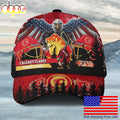 NHL Calgary Flames Mascot Logo Custom Name Baseball Cap