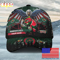 NHL Minnesota Wild Mascot Logo Custom Name Baseball Cap