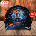 Custom Name 3D Cap Hat Personalized ACDC Tour Music 2024 3D Cap Hat For Fans