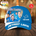Custom Name 3D Cap Hat Personalized Detroit Lions 2024 Logo New, 3D Classic Hat Cap Gift Xmas