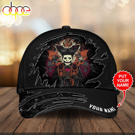 Custom Name 3D Cap Hat Personalized Ghost Band Classic Cap 3D Hat Trendding New