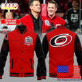 Personalized Hall Of Fame Carolina Hurricanes Baseball Jacket