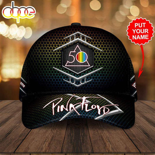 Custom Name 3D Cap Hat Personalized Pink Floyd Classic Cap Gift Christmas For Fans
